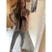 Gilet Dames Teddy Zand